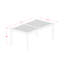 Ensemble bistro 7 pièces pour patio composé d'une table d'extérieur rectangulaire en bois d'acacia et de 2 fauteuils pliables avec 4 chaises d'appoint, huile naturelle-668490152