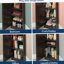 Armoire décorative, armoire de rangement en coin pour la buanderie, salon