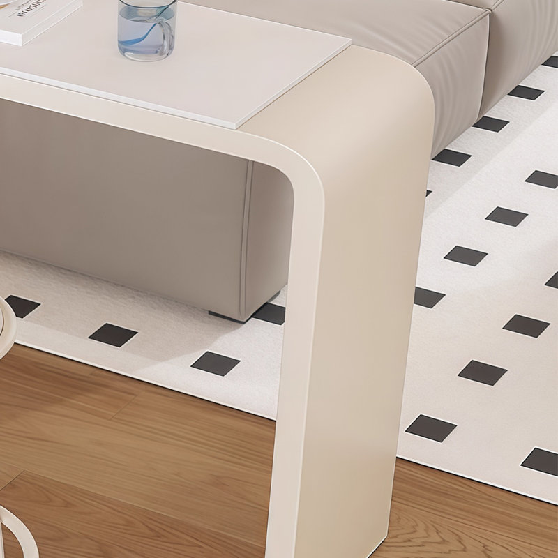Hecker, Crème, crème, H 41,3 po x L 70,8 po x l 15,7 po, Blanc