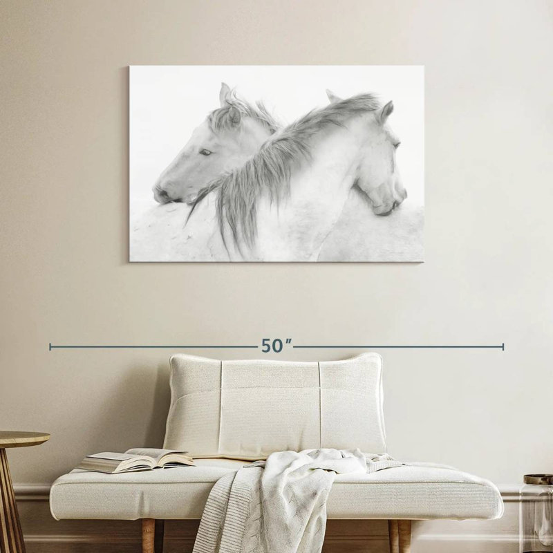 Brampt Stas Horses, 26" H x 39" W
