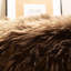 Tapis brun foncé en fausse fourrure Diller-923271865