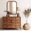 Ancalin Solid Wood Arched Wall Mirror-1117322293-1127723840