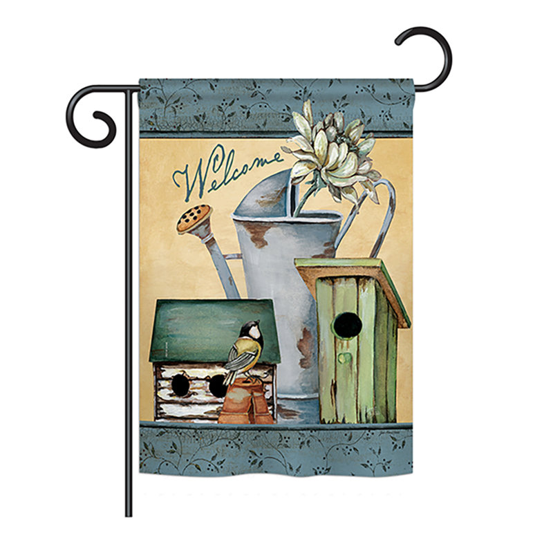 « welcome spring home spring », ensemble d’inspiration vertical décoratif à deux faces 13 po x 18,5 po