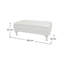 Baroque Faux Leather Upholstered Storage Bench