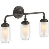 Artifacts 23 In. Three-Light Sconce
