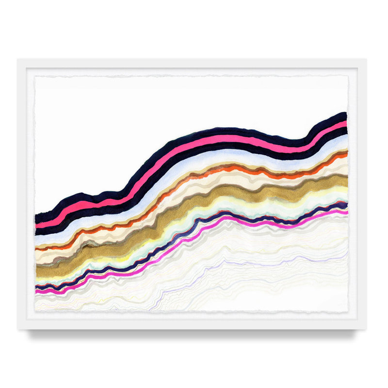 Symphonic Atlas By Kristi Kohut, White Wood, 40" H x 30" W