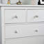 Nicola Spring - Round Ceramic Cabinet Knobs - Black Flower