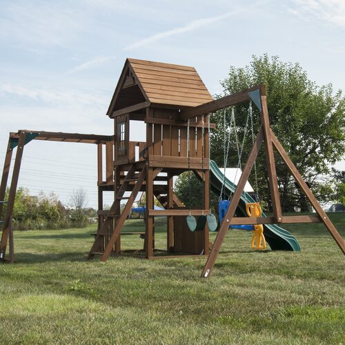 Swing-n-Slide Knightsbridge Ultimate Swing Set & Reviews | Wayfair