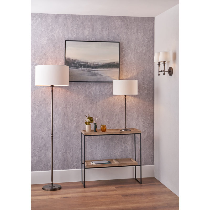 Acalia 143cm Bronzed Traditional Floor Lamp