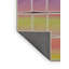 Tapis orange/bleu/zone jaune à motifs-725836039