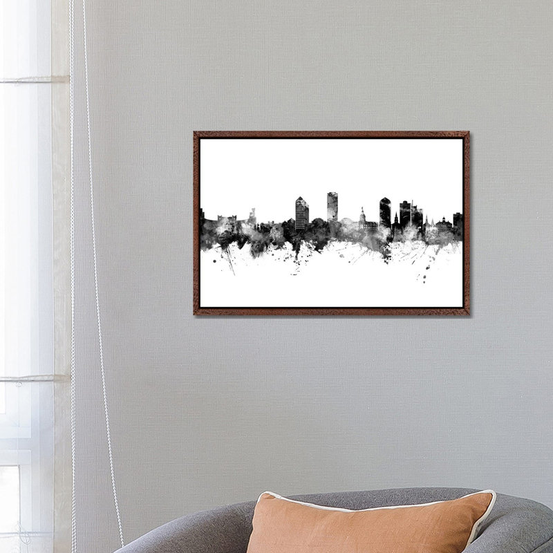 Tallahassee Florida Skyline by Michael Tompsett - Print on Canvas, 45.72cm H x 66.04cm W x 3.81cm D