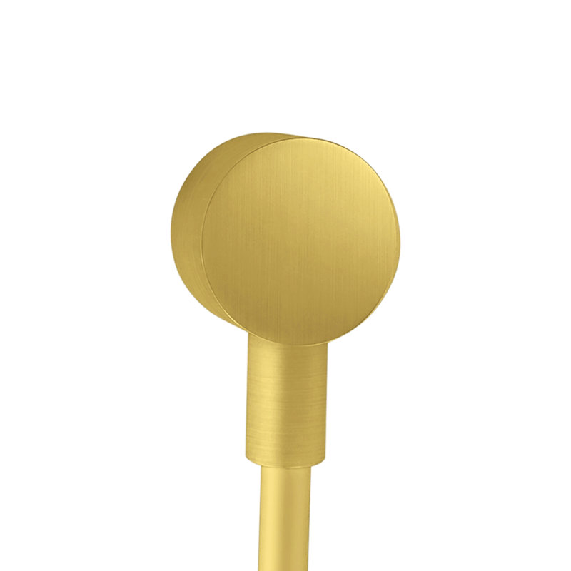AXOR Showersolutions Wall Outlet With Check Valves, Brushed Gold Optic