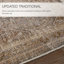 Clemente Oriental Machine Woven Polypropylene Area Rug in Tan/Taupe-1425526390