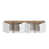 Blanc / pin Atlantique