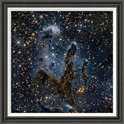 " A Near-Infrared View Of The Pillars Of Creation " by Nasa