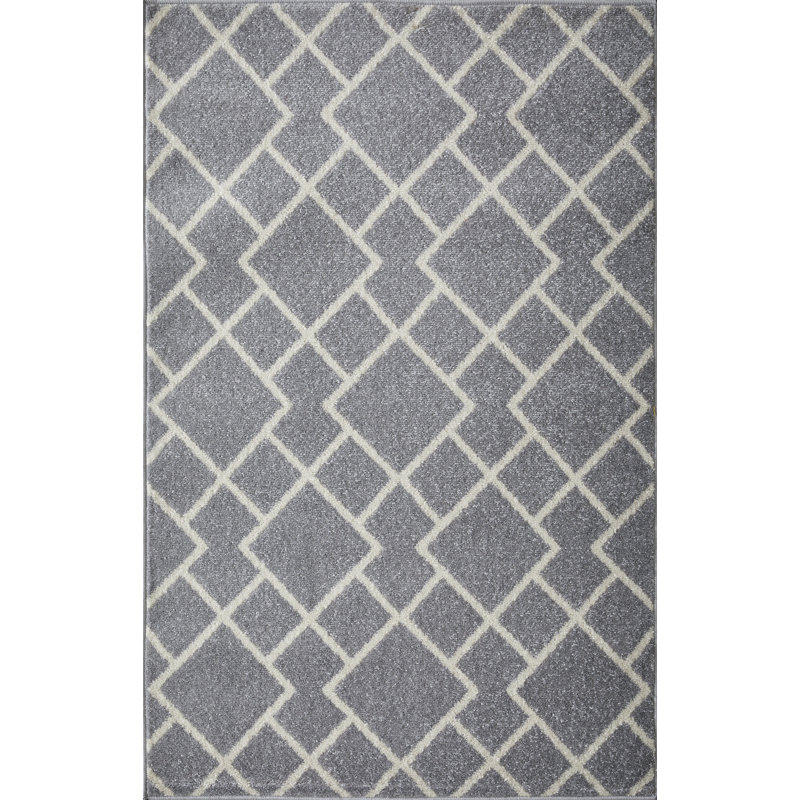 Tapis gris Christine Bleyana, Rectangle 3 pi 3 po x 5 pi 3 po