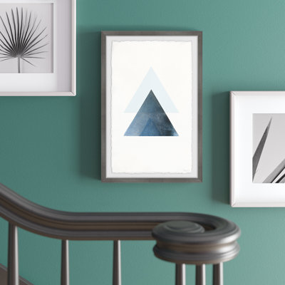 «Blue Triangle Magic», reproduction encadrée