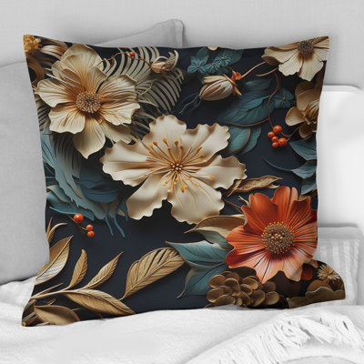Coussin décoratif à motif cachemire Vintage