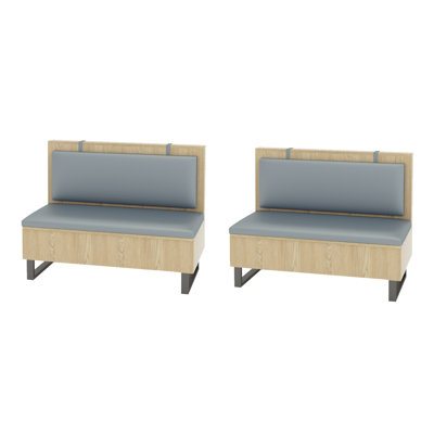 Faux Leather Upholstered Bench