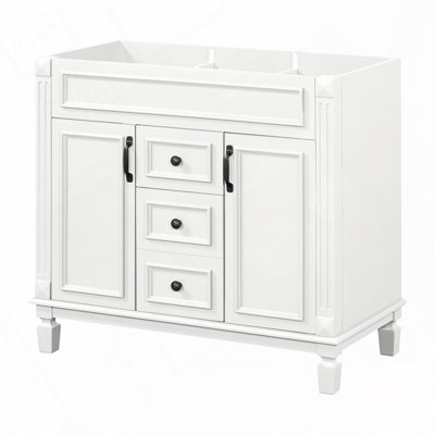 36" Bathroom Vanity without Top Sink, Cabinet only