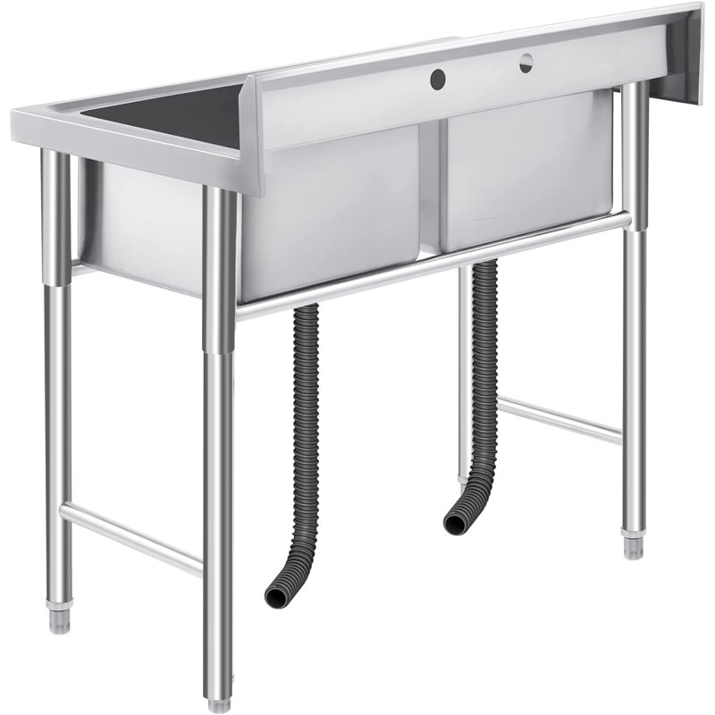 Évier de service de L 38,9 po x l 23,6 po