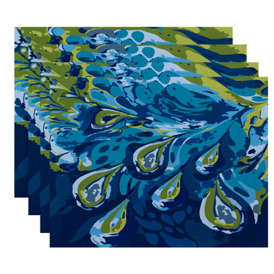 Garett Polyester Geometric Rectangle Placemat