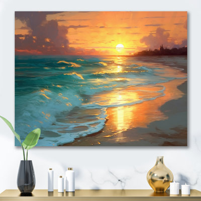 " Sand And Blue Caribbean Sea IX "
