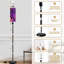  Lampe sur pied de 68,5 po à branches éthérées à motif floral sans soudure à intensité variable avec abat-jour en lin et ampoule DEL incluse