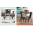 Metal Dining Chairs Set of 4 Indoor Outdoor Patio 18 Inch Seat Height Restaurant Stackable 330LBS Weight Capacity Kitchen Side Bar Chairs-134487333