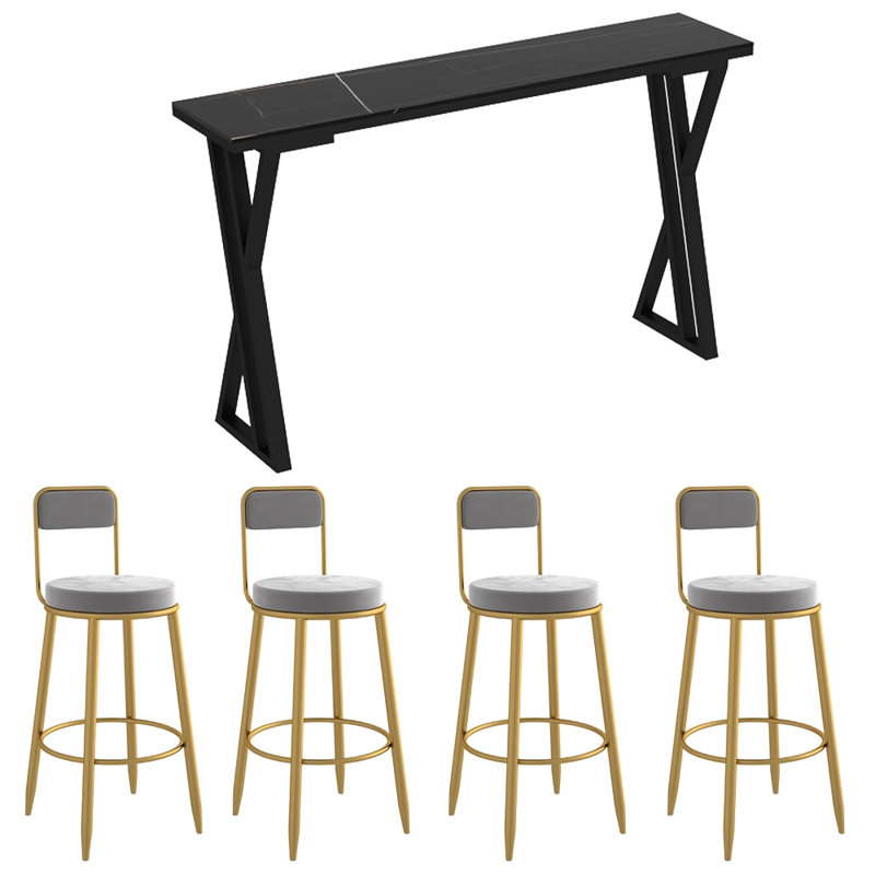 Edenfield, Noir, 41.3''H x 62.9''L x 15.7''W, Noir