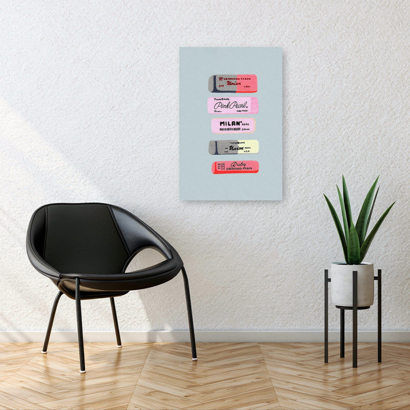 Reproduction d'art rétro rétro de la collection Eraser, 36" H x 24" W