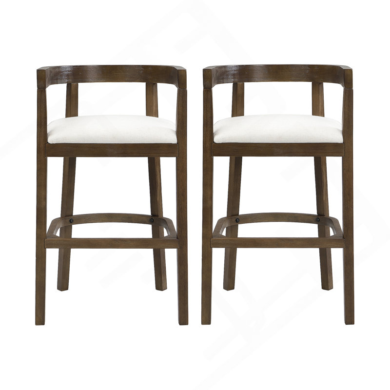 Tabourets de bar (ensemble de 2), Brun