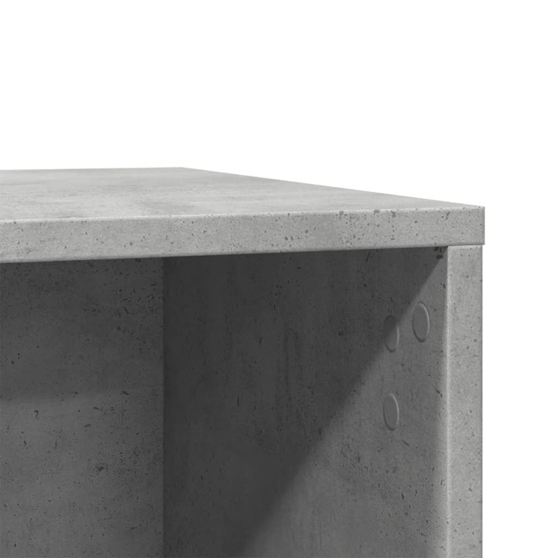 Engineered Wood Stocking Holder, Concrete grey