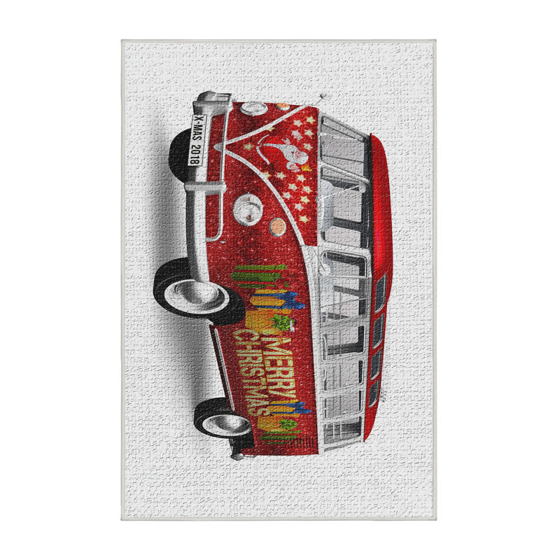 Tapis rouge Christmas, Rectangle 2 pi x 4 pi