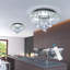 Lustre en cristal Modern Glam argenté-1823374719