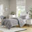 2 PCS Poly Jersey Puffy Comforter Set