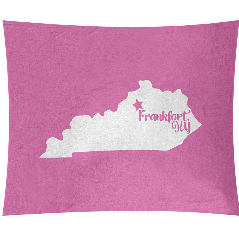 Tapisserie murale frankfort kentucky, H 51 po x l 60 po, Rose