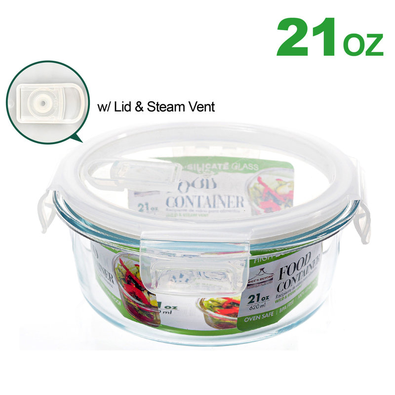 21 Oz Round Food Storage Container
