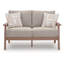 Causeuse d'extérieur avec coussin Cliff Beach