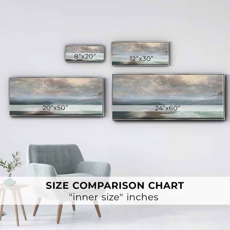 Rushing, reproduction d'art sur toile, Argent, H 12 po x l 30 po x P 1,5 po