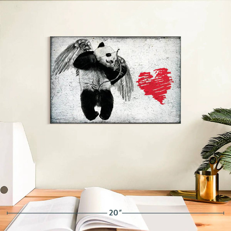 Hardie Cupidon Panda, H 8 po x l 12 po