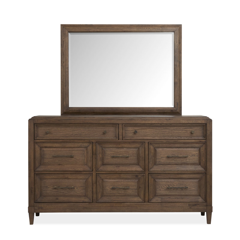 Commode à tiroirs avec miroir de paysage