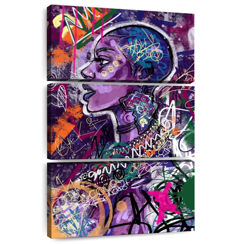 Leisha Black Is Love, 65" H x 42" W