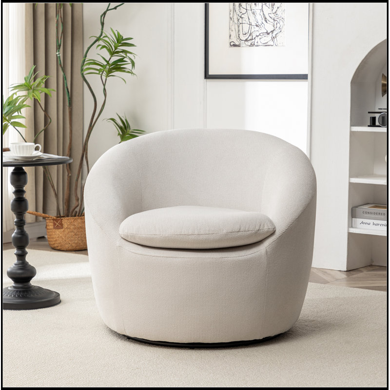 Fauteuil demi-tonneau Winnie, Beige