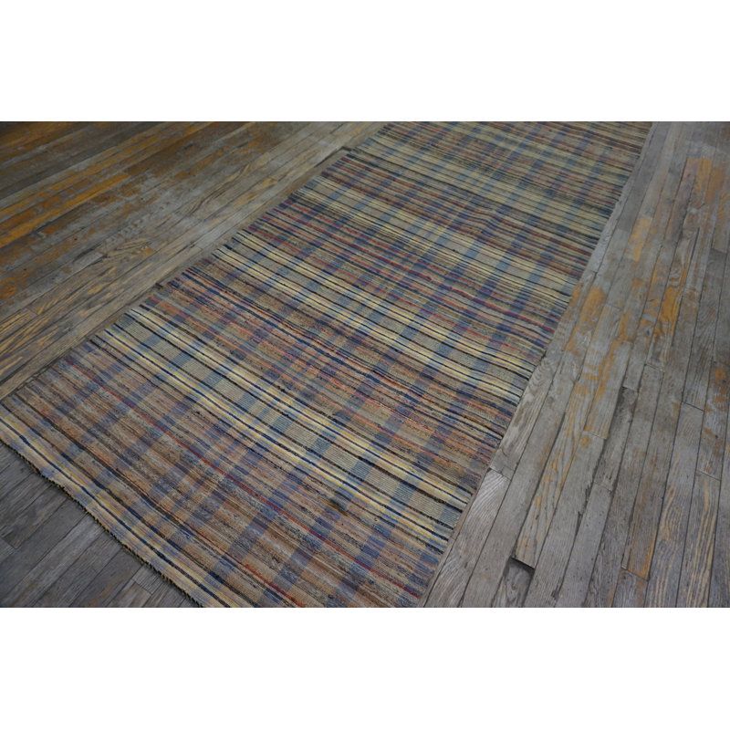 Antique American Rag Hallway Runner Cotton Multicolor Rug