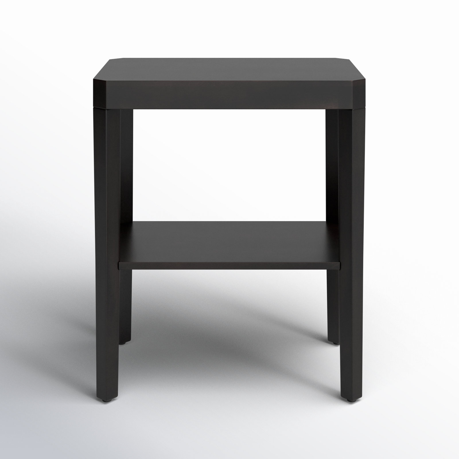 Ardentown Solid Wood End Table, Black