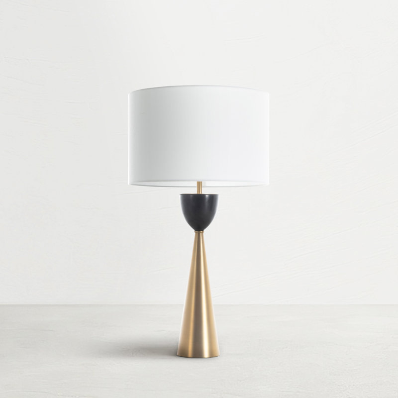 Rome Table Lamp - White, Black
