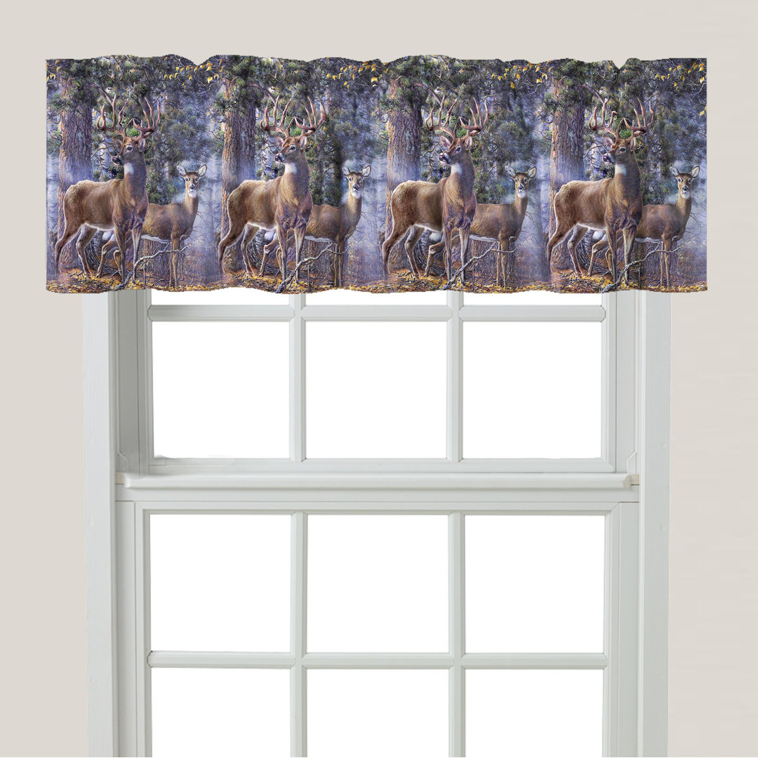 Brandon Tailored Window Valance Millwood Pines