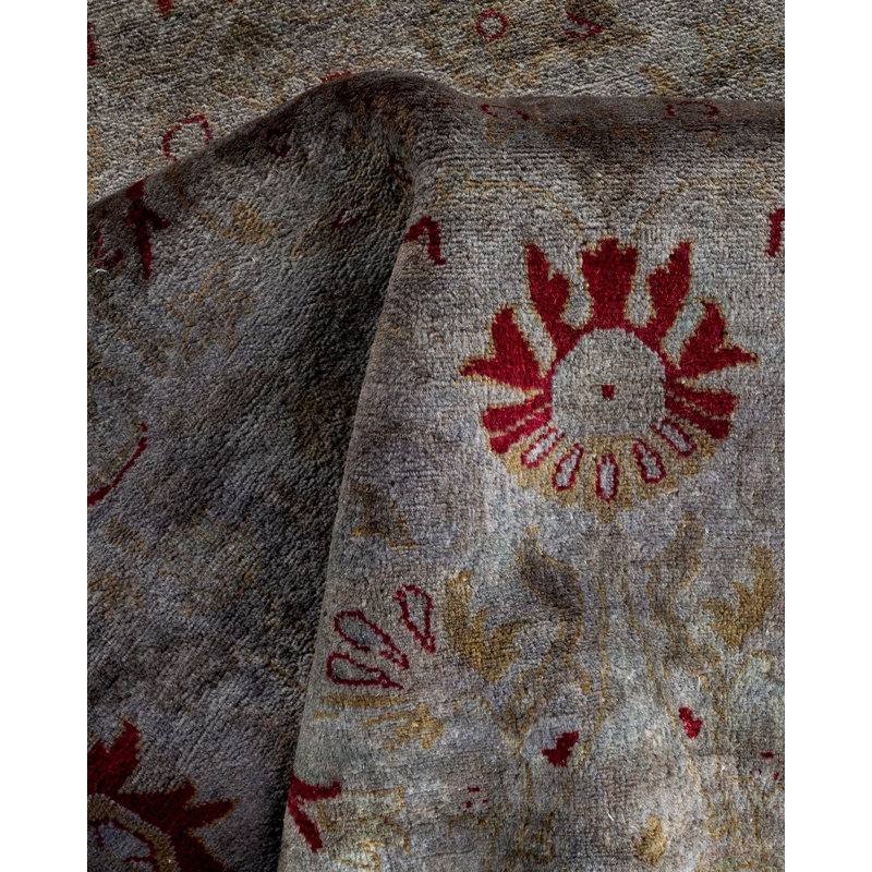 Fine Vibrance One-of-a-Kind 4' 2" x 6' 0" Hand Knotted Area Rug