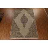 Sabeeh One-of-a-Kind Rectangle 9'5" X 14'1" 1920s Wool Area Rug in Beige